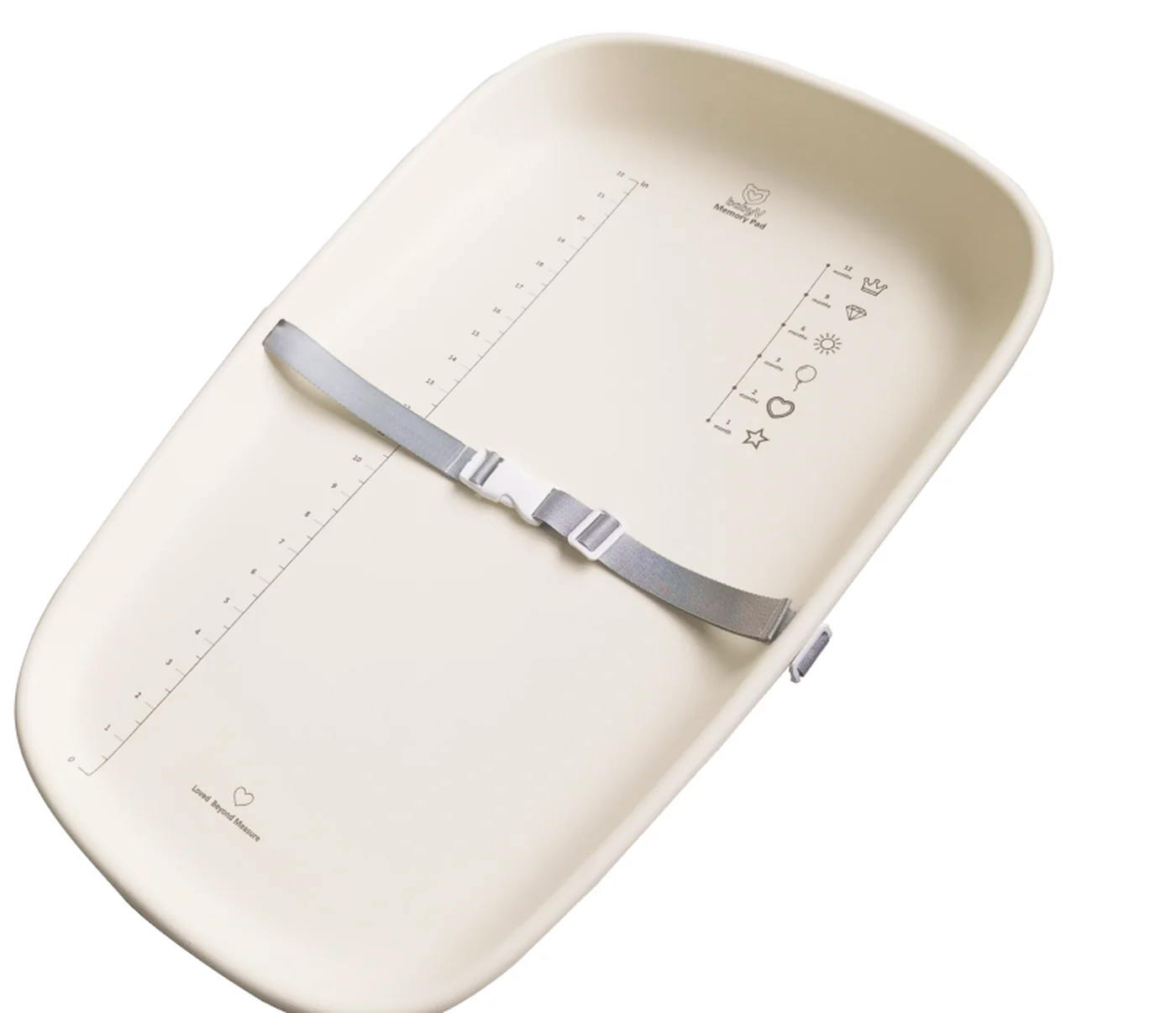 The MemoryPad™ changing pad included in the set